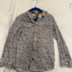 paul smith jr boys floral button down